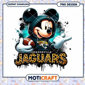 Mickey Mouse Jacksonville Jaguars PNG