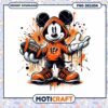 Mickey Mouse Bengals PNG Football Design