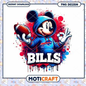 Mickey Mouse Bills PNG Sublimation