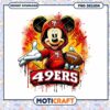 Mickey Mouse 49ers PNG Design
