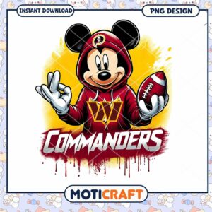 Mickey Commanders PNG Design