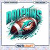 Miami Dolphins PNG Football Design