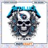 Metallica Titans Skull PNG Design 2 Metallica Titans Skull PNG Design