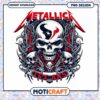 Metallica Texans Skull PNG Design