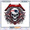 Metallica Patriots Skull PNG Design 1 Metallica Patriots Skull PNG Design
