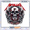 Metallica Falcons Skull PNG Design
