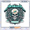 Metallica Dolphins Skull PNG Design 1 Metallica Dolphins Skull PNG Design