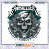 Metallica Eagles Skull PNG Design 1 Metallica Eagles Skull PNG Design