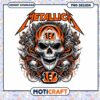 Metallica Bengals Skull PNG Design 1 Metallica Bengals Skull PNG Design