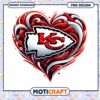 KC Chiefs Heart PNG Design Instant Download 1 KC Chiefs Heart PNG Design Instant Download