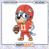 Kawaii Football Dog PNG Design