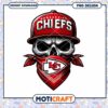 Kansas City Chiefs Skull PNG Design