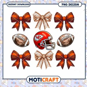 Kansas City Chiefs PNG Football Design