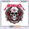 Kansas City Chiefs Metallica Skull PNG