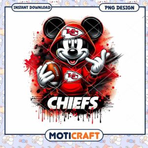 Kansas City Chiefs Mickey PNG Sublimation