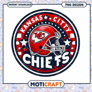 Kansas City Chiefs Helmet PNG Design