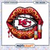 Kansas City Chiefs Lips PNG Design