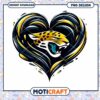 Jaguar Heart PNG Design Instant Download