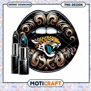 Jaguar Lips PNG Design Instant Download