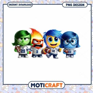Inside Out PNG Football Emotions Clipart