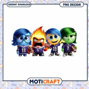 Inside Out PNG Football Emotions PNG Design