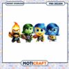 Inside Out PNG Cute Football Characters