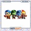 Inside Out Emotions PNG Football Design