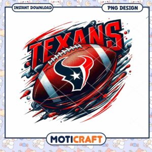 Houston Texans Football PNG Design