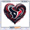 Houston Texans Heart PNG Design
