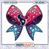 Houston Texans Bow PNG Design