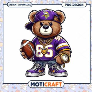 Hipster Teddy Bear PNG Design
