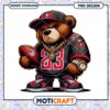 Hip Hop Football Bear PNG Design