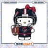Hello Kitty Texans PNG Football Design
