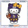 Hello Kitty Vikings PNG Football Design