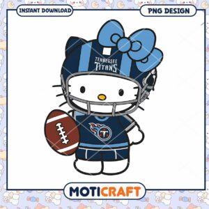 Hello Kitty Tennessee Titans PNG