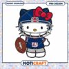 Hello Kitty NY Giants PNG Sublimation