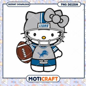 Hello Kitty Lions Football PNG