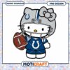 Hello Kitty Colts PNG Football Design