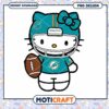 Hello Kitty Dolphins PNG Football Player