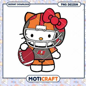 Hello Kitty Buccaneers PNG Design