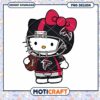 Hello Kitty Atlanta Falcons PNG Design Instant Download Art