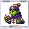 Grinch Vikings Football PNG Design