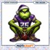 Grinch Vikings Football PNG Sublimation
