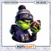 Grinch Ravens Football PNG Design