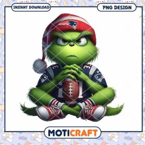 Grinch Patriots PNG Sublimation Design