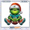 Grinch Miami Dolphins PNG Design 1 Grinch Miami Dolphins PNG Design