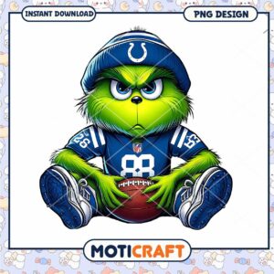 Grinch Indianapolis Colts PNG Design