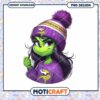Grinch Girl Vikings PNG Sublimation 2 Grinch Girl Vikings PNG Sublimation