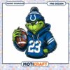 Grinch Colts Football PNG Design