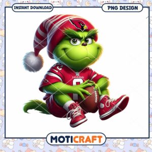 Grinch Cardinals PNG Sublimation Design